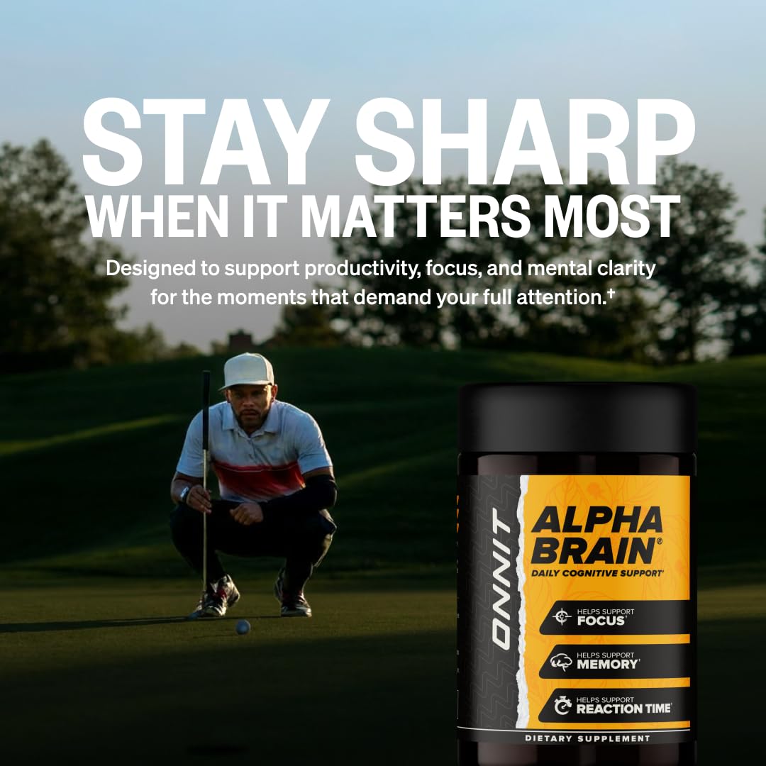 ONNIT Alpha Brain étiquette détaillant les ingrédients