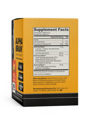ONNIT Alpha Brain Instant sachets pêche arrière
