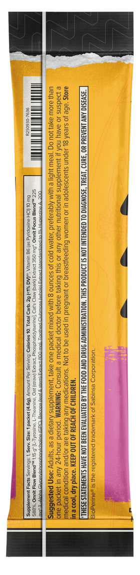 ONNIT Alpha Brain Instant sachets sur un bureau de travail