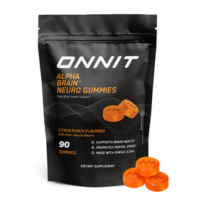 ONNIT Alpha Brain Neuro Gummies 90 Ct avec emballage