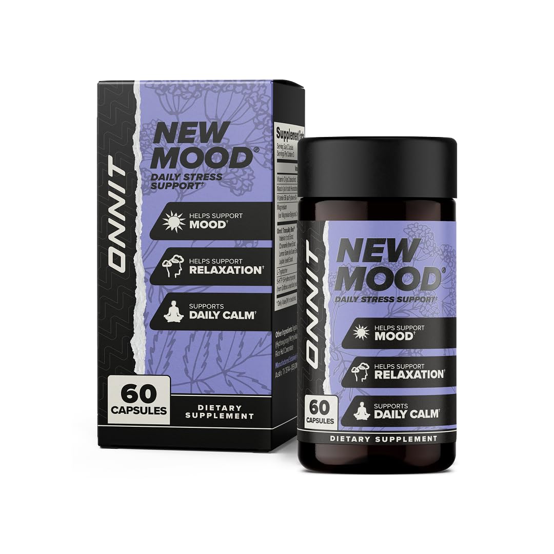ONNIT New MOOD 60 capsules devant de la bouteille