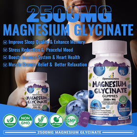 Openovomins Gummies de Magnésium Glycinate 2500mg - étiquette du produit