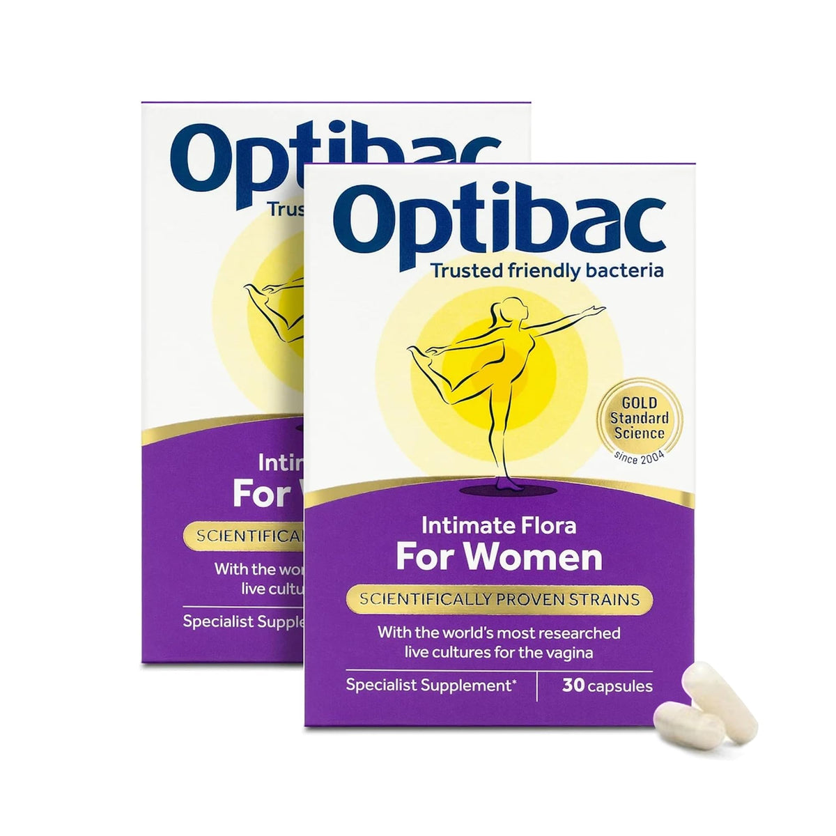 Optibac Probiotics Femme 30 capsules emballage avant