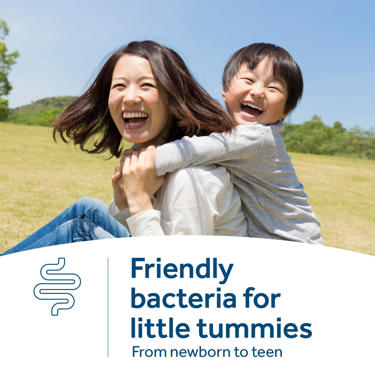 Optibac Probiotics pour enfants, mélange dans une cuillère