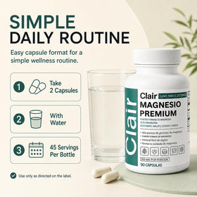 Optifusion Clair Magnesio Premium product label