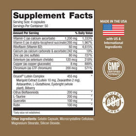 Optim 3 Ocular Nutrition capsules en main