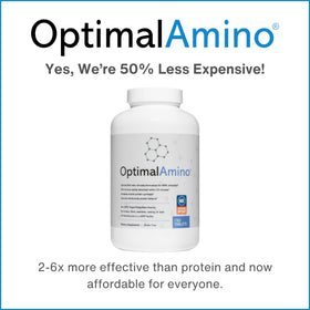 OptimalAmino boîte avec plusieurs angles de vue