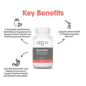 Optimox Gynovite Plus Multivitamines Femmes 180 Comprimés avec étiquette visible