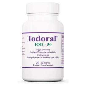 Optimox Iodoral 50 mg Iode Iodure de Potassium, emballage avant