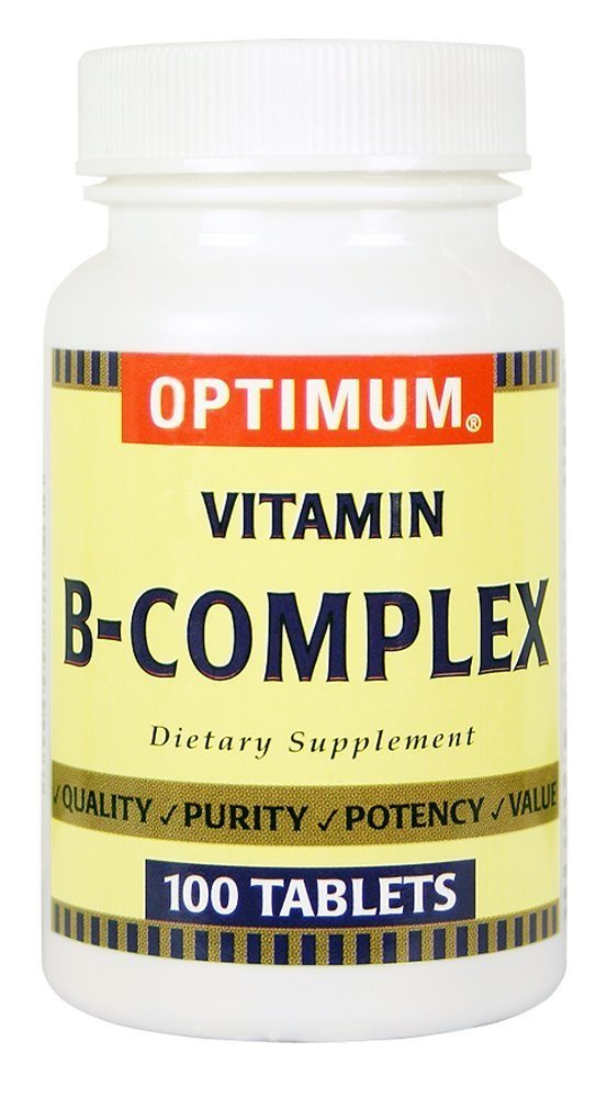 OPTIMUM Complément Alimentaire B Complex 100 comprimés, emballage avant