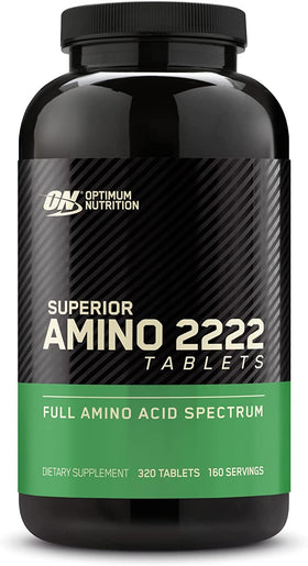 Optimum Nutrition Amino 2222 320 tablettes vue de face