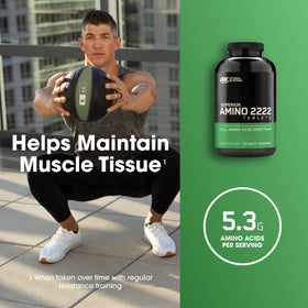 Optimum Nutrition Amino 2222 comprimés packaging