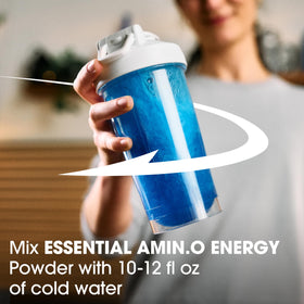 Optimum Nutrition Amino Energy 350g montrant le mélange d'acides aminés