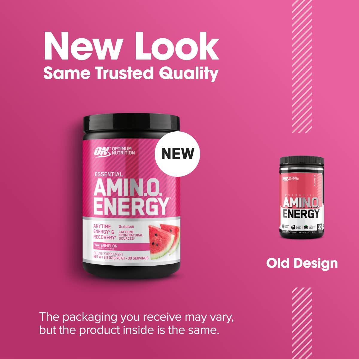 Optimum Nutrition Amino Energy à côté d'un shaker