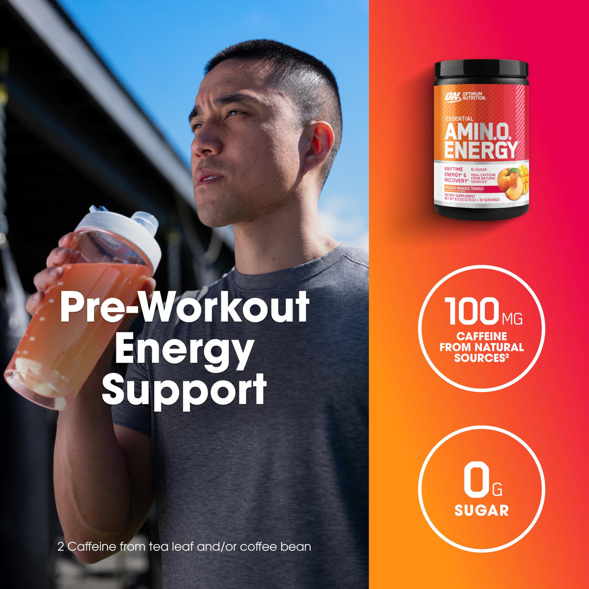Optimum Nutrition Amino Energy avec cuillère doseuse