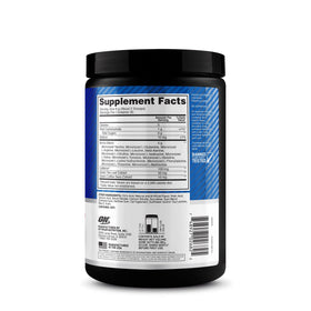 Optimum Nutrition Amino Energy ingrédients nutritionnels sur l'emballage