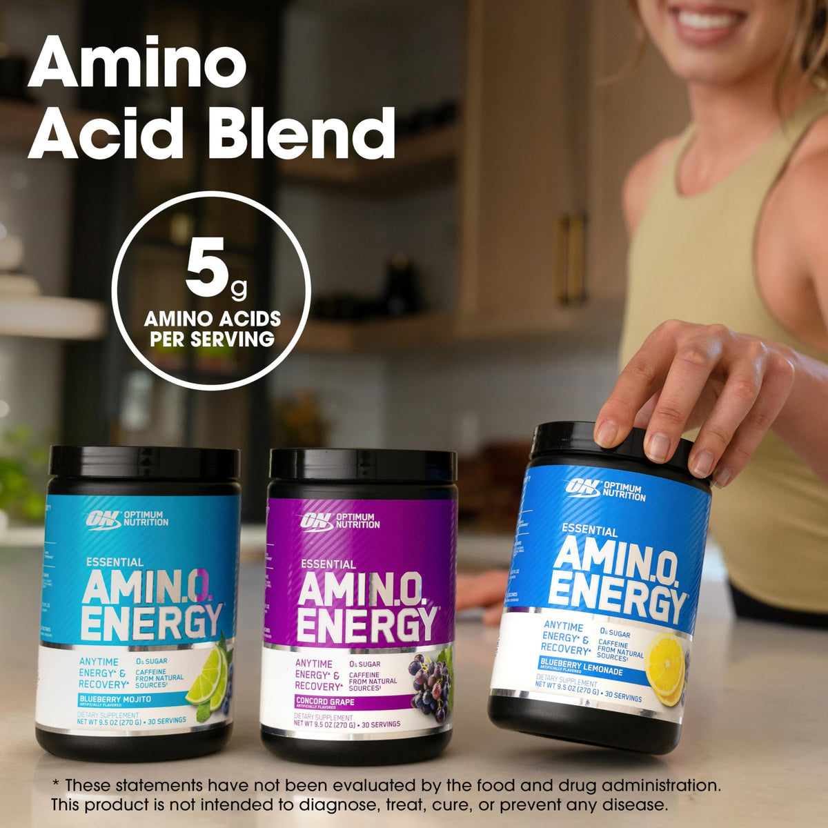 Optimum Nutrition Amino Energy Orange Cooler with shaker bottle