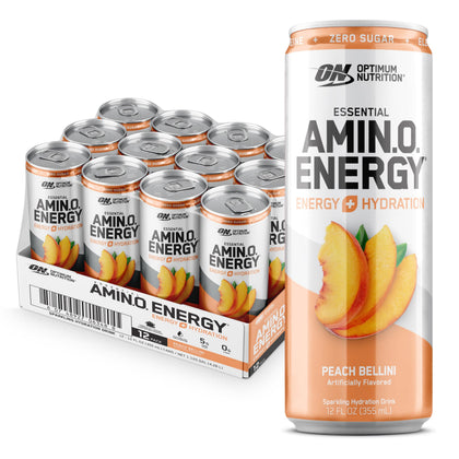 Optimum Nutrition Amino Energy Pêche Bellini - vue avant
