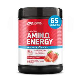 Optimum Nutrition Amino Energy Poudre 700g Fraise - vue de face