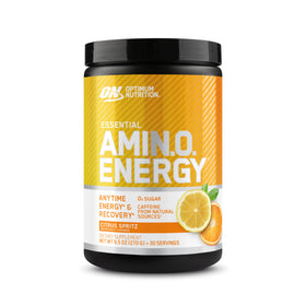 Optimum Nutrition Amino Energy Poudre Citrus Spritz 358g vue de face
