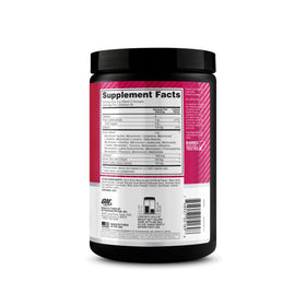Optimum Nutrition Amino Energy Poudre Fraise Citron Vert 340g sur une table