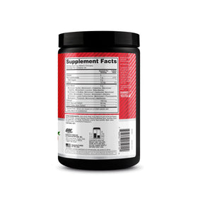 Optimum Nutrition Amino Energy Poudre Fraise Juteuse 363g étiquette et informations nutritionnelles