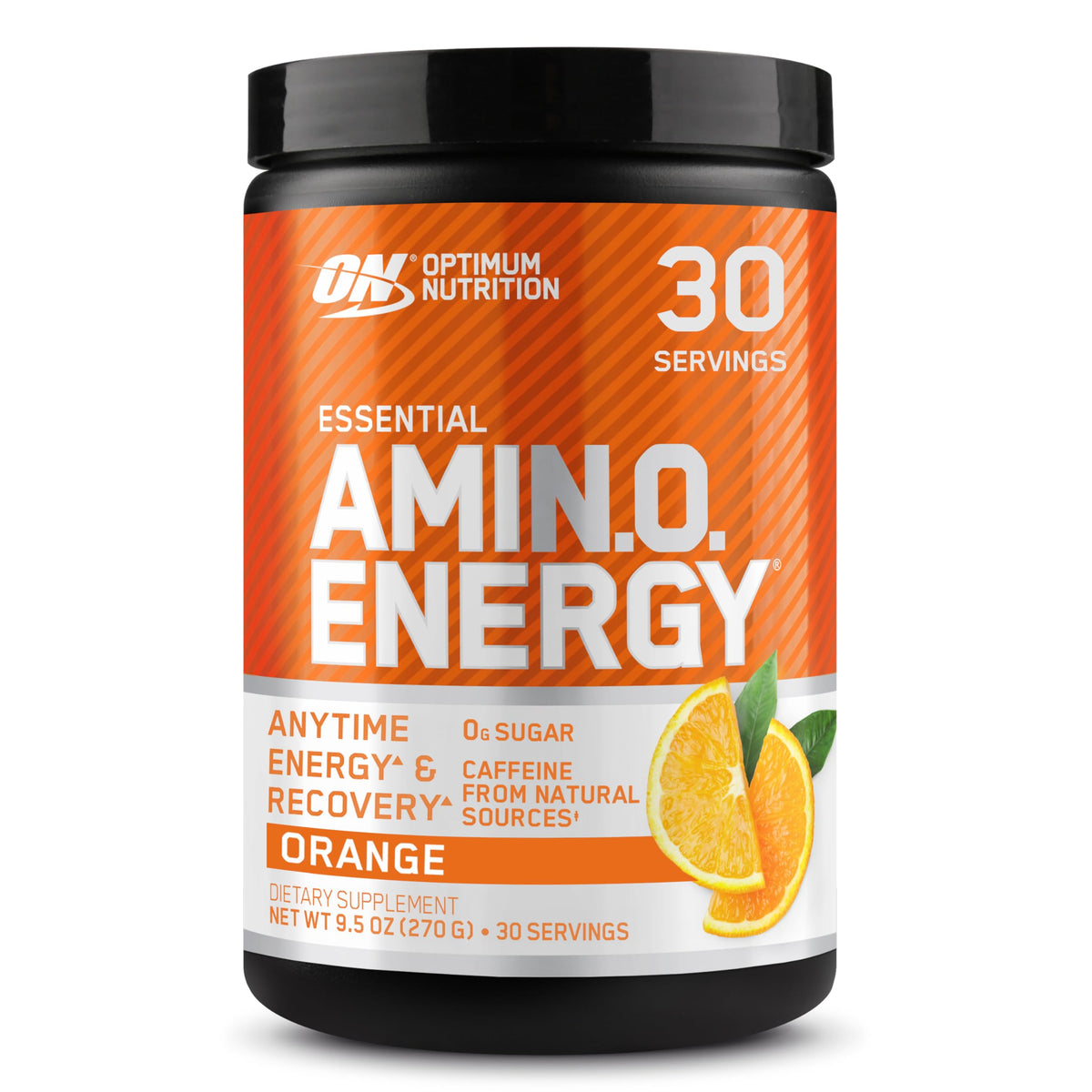 Optimum Nutrition Amino Energy Poudre Orange 9,5 Oz vue de face