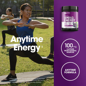 Optimum Nutrition Amino Energy Pré-Workout 65 Servings, vue de côté