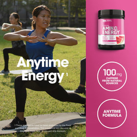 Optimum Nutrition Amino Energy Pré-Workout dans un environnement de fitness