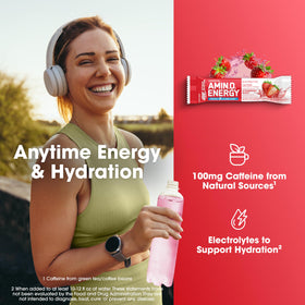Optimum Nutrition Amino Energy Stick Packs Fraise avec électrolytes