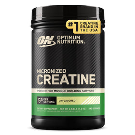Optimum Nutrition Créatine Micronisée Poudre 5g 240 Portions vue de face