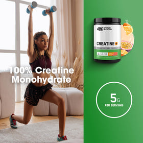 Optimum Nutrition Créatine Plus Poudre 800g étiquette et informations nutritionnelles