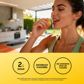 Optimum Nutrition Gummies créatine en train d'être prises
