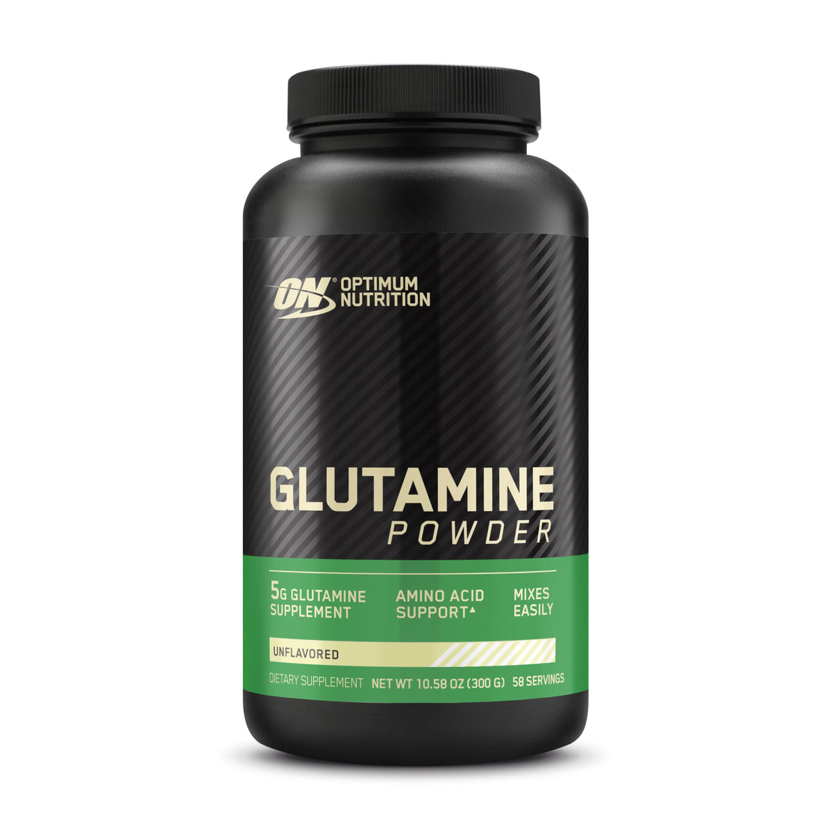 Optimum Nutrition L-Glutamine 300g vue avant du pot