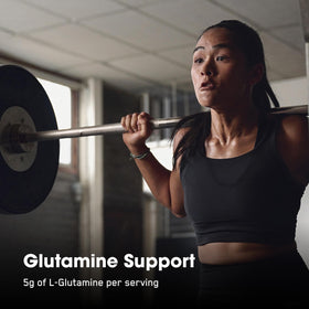Optimum Nutrition L-Glutamine capsules close-up