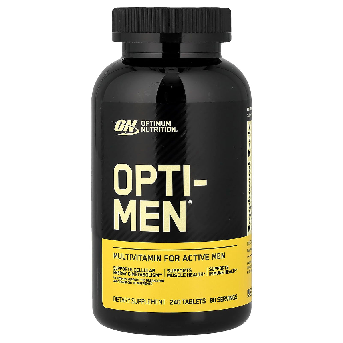 Optimum Nutrition Opti-Men 240 comprimés vue de face