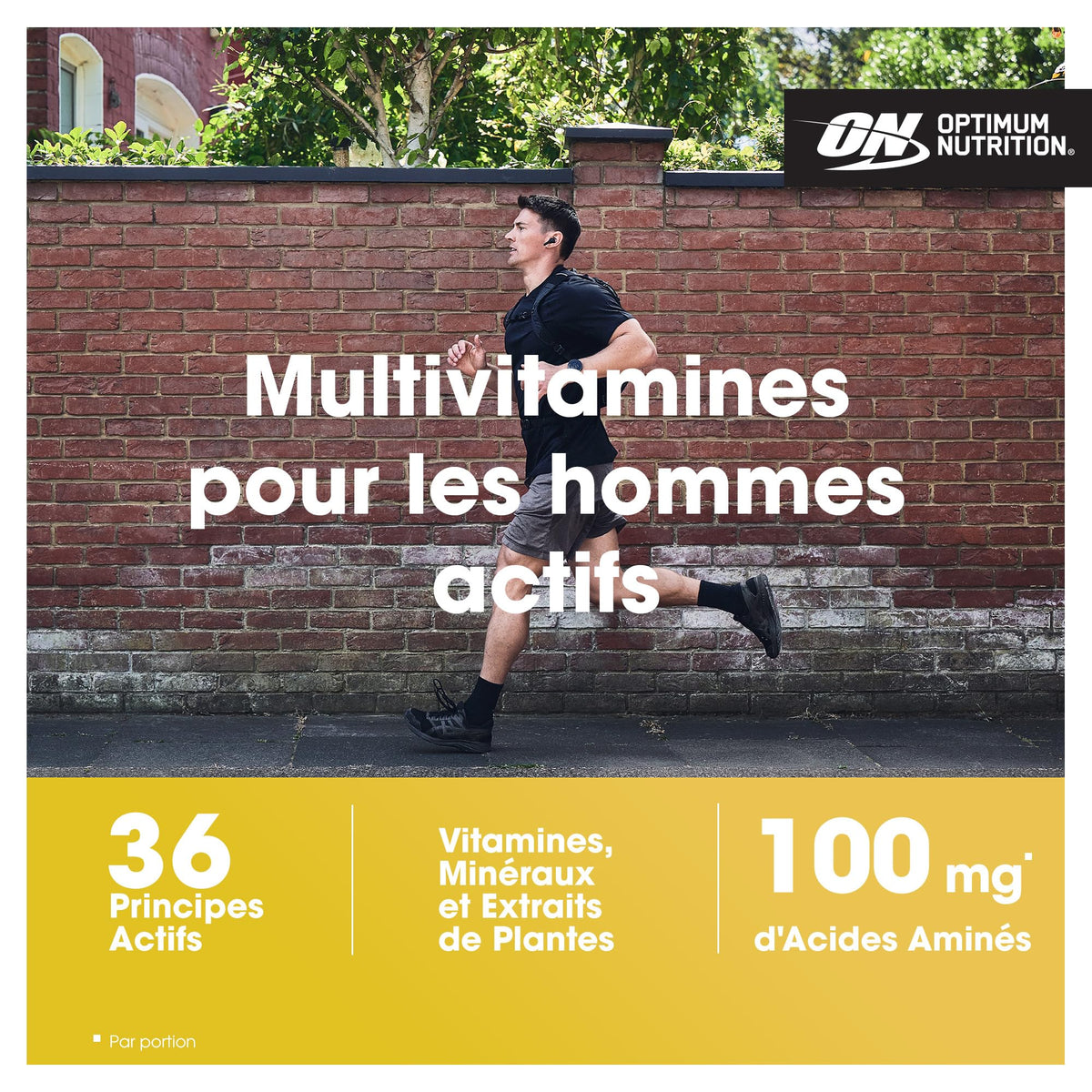 Optimum Nutrition Opti-Men 90 comprimés sur une table