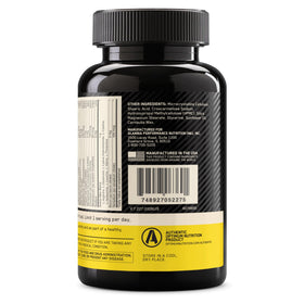 Optimum Nutrition Opti-Men, vue arrière du flacon