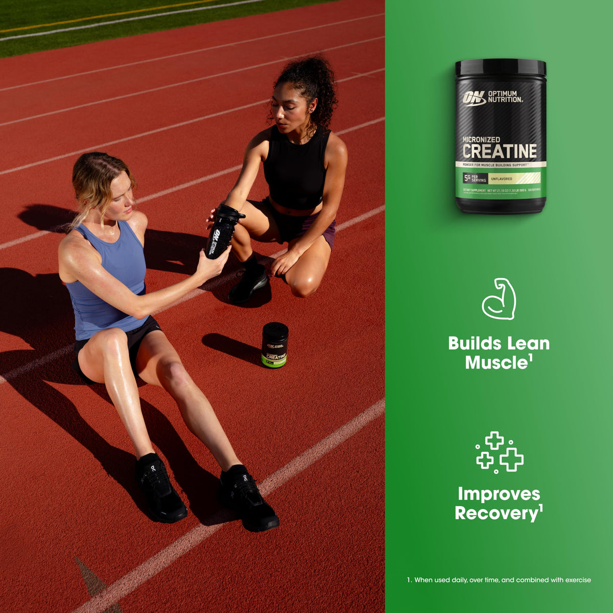 Optimum Nutrition Poudre de Créatine Monohydrate 670g avec mesure