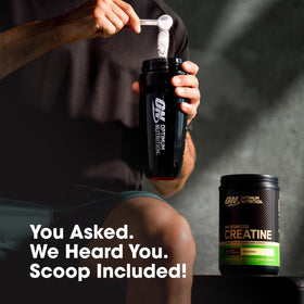Optimum Nutrition Poudre de Créatine Monohydrate 670g avec shaker
