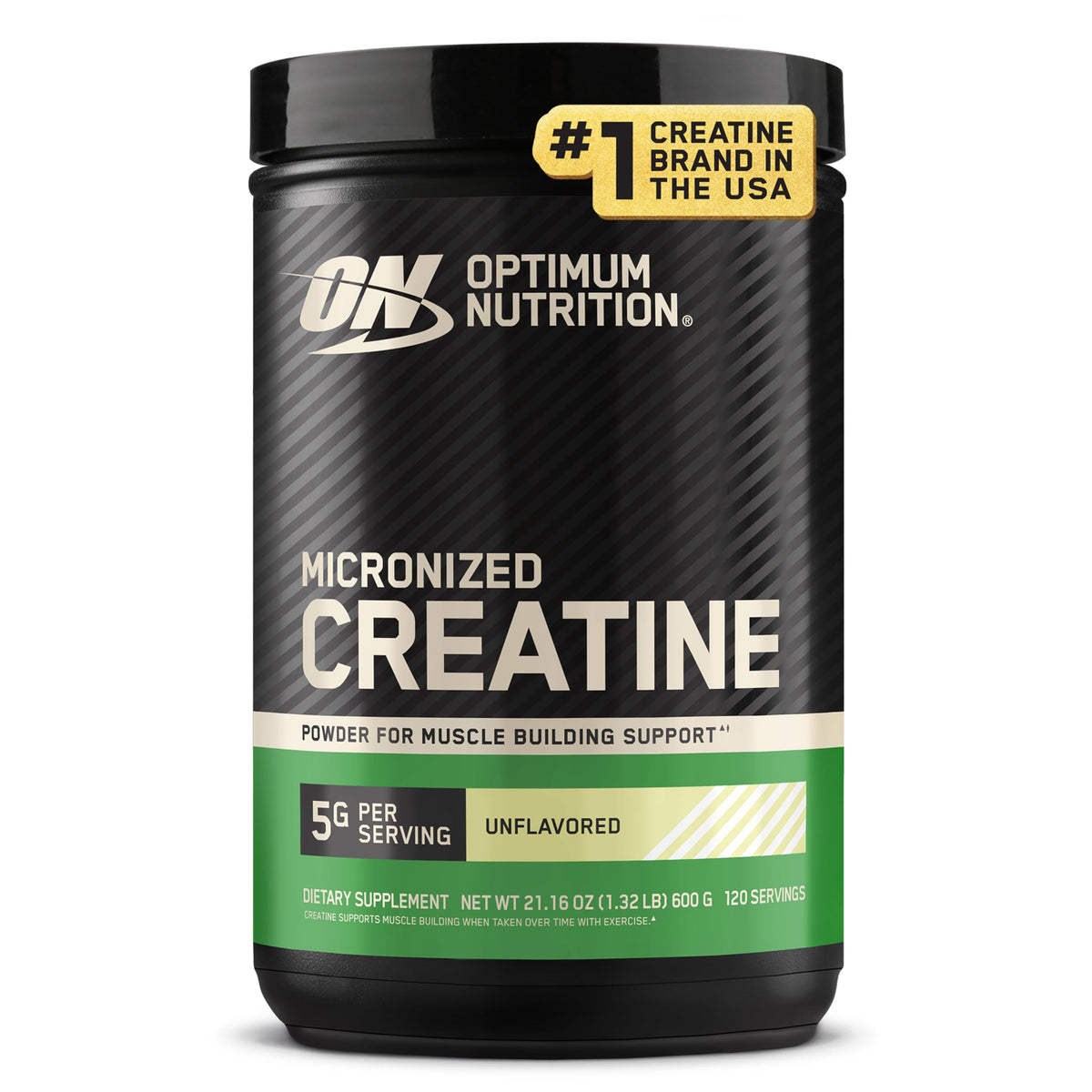 Optimum Nutrition Poudre de Créatine Monohydrate 670g vue de face
