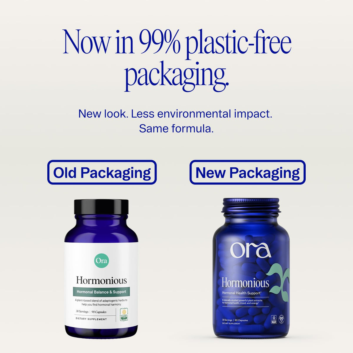 Ora Organic complément alimentaire 90 capsules avec étiquette