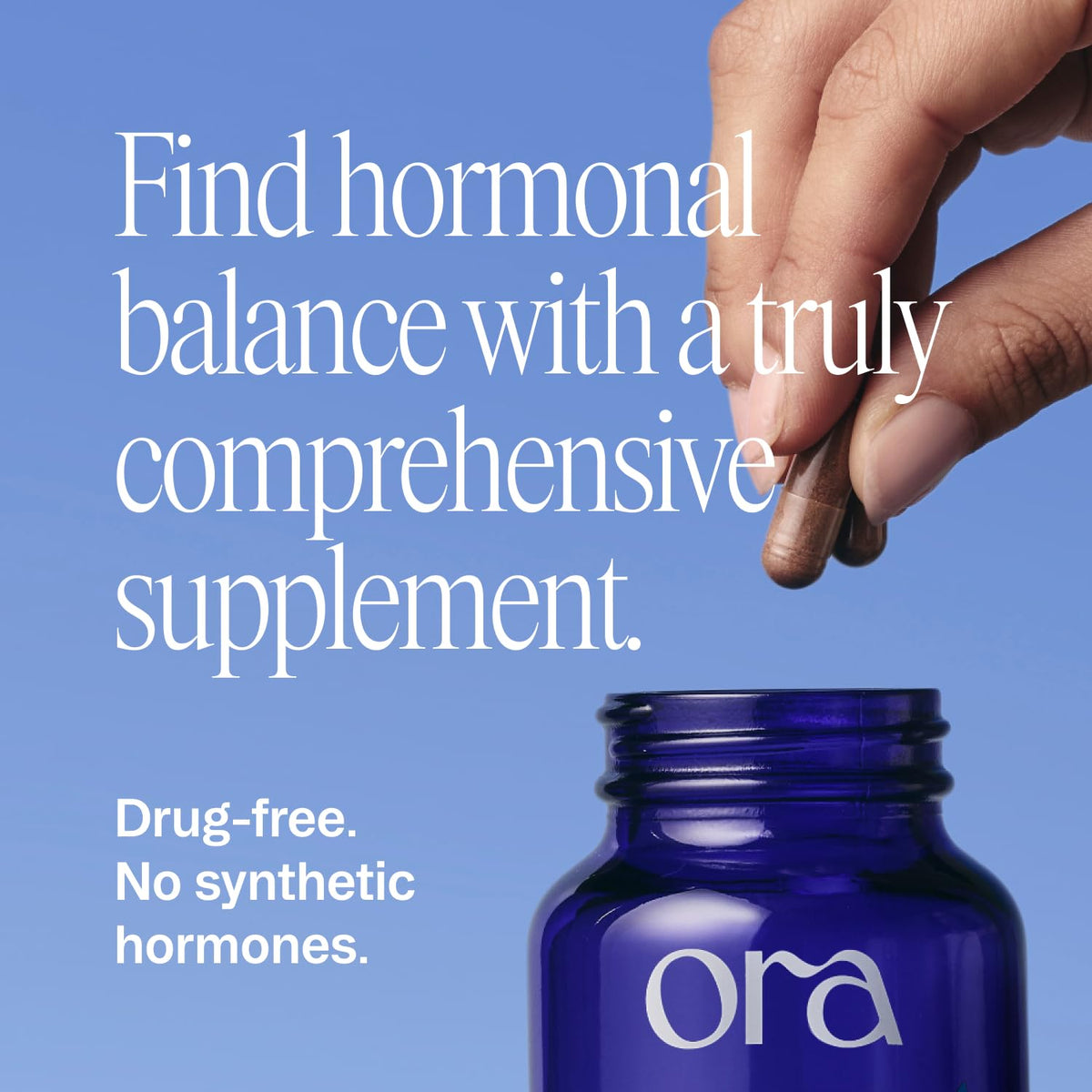 Ora Organic complément alimentaire 90 capsules sur fond blanc