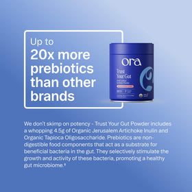 Ora Organic Complément Alimentaire Prébiotique et Probiotique vue de face