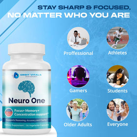 Orbit Vitals Neuro Complément Alimentaire Mémoire 60 Capsules ingrédients