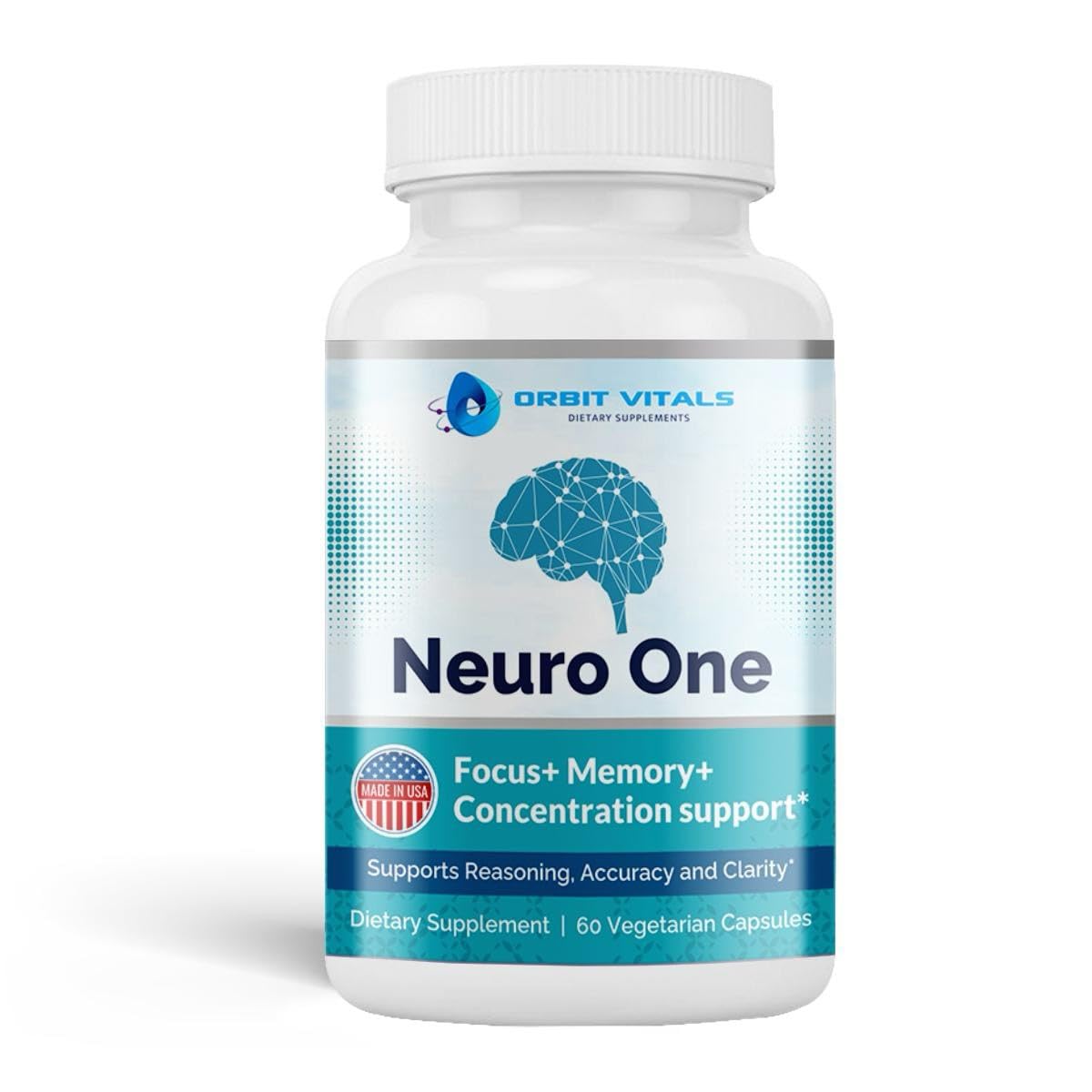 Orbit Vitals Neuro Complément Alimentaire Mémoire 60 Capsules vue avant