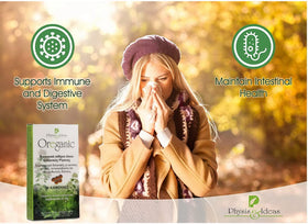 Oreganic gélules d'huile d'origan bio avec étiquette visible