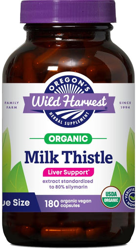 Oregon's Wild Harvest Chardon-Marie 180 capsules vue de face