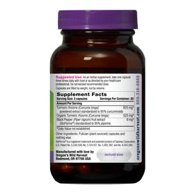 Oregon's Wild Harvest Complément Alimentaire Curcuma 1350 mg vue arrière