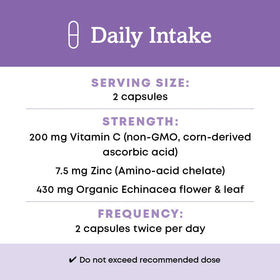 Oregon's Wild Harvest Echinacea Capsules, présentation